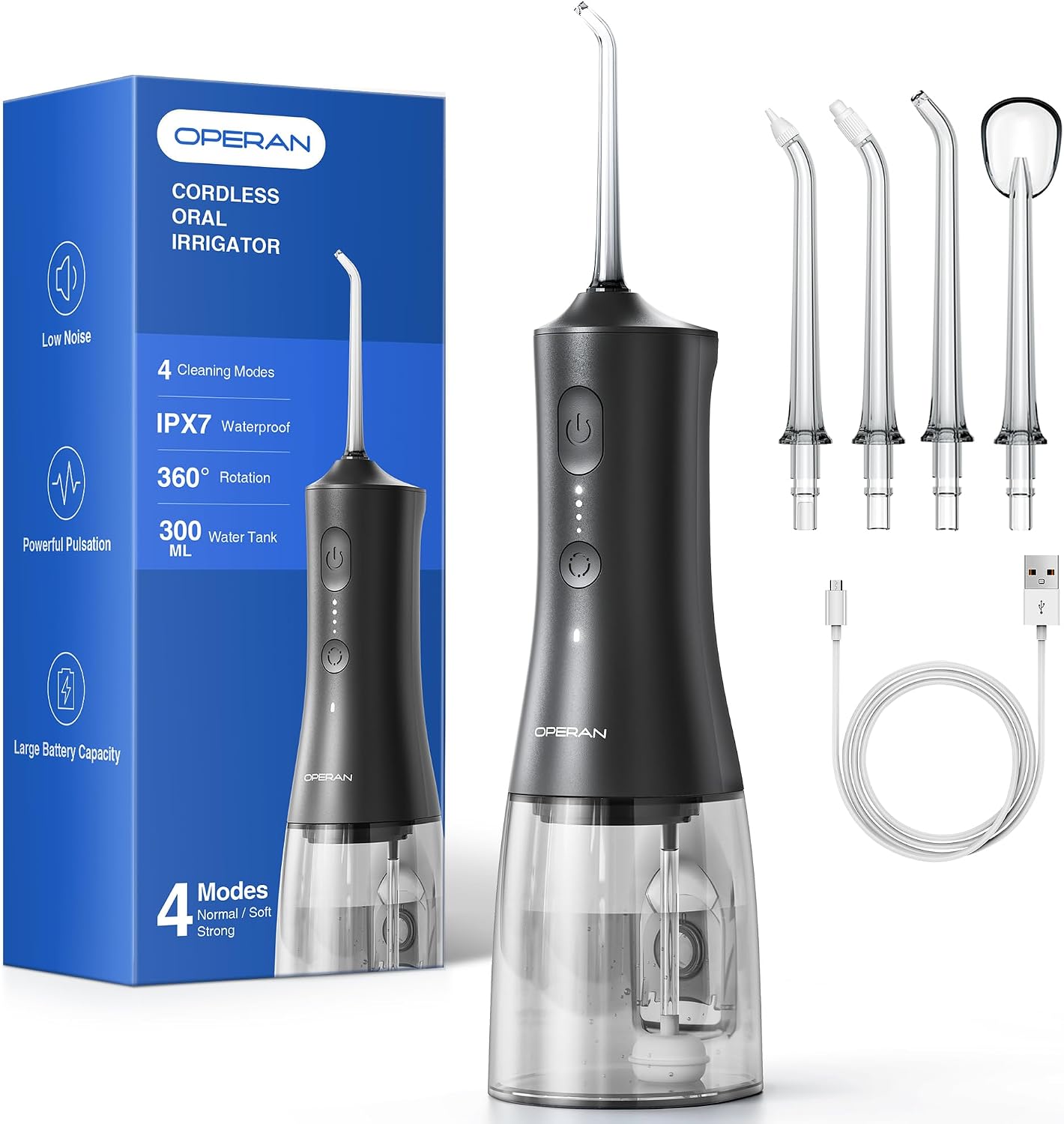 Operan Irrigador Bucal Inalámbrico - Limpieza Dental Portátil